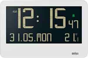 BRAUN デジタル置時計 BNC014BK-RC 楽天市場】BRAUN ブラウン Digital Clock 《BC014-RC》壁掛け
